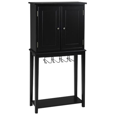 Brassex Bar Cabinet - Black