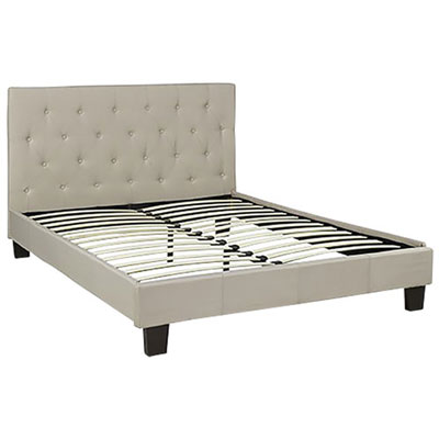 Hampton Contemporary Bed - Double - Beige
