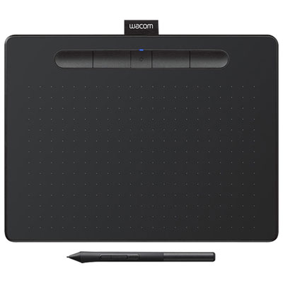 Image of Wacom Intuos 8.5   x 5.3   Graphic Tablet with Stylus (CTL6100WLK0) - Black