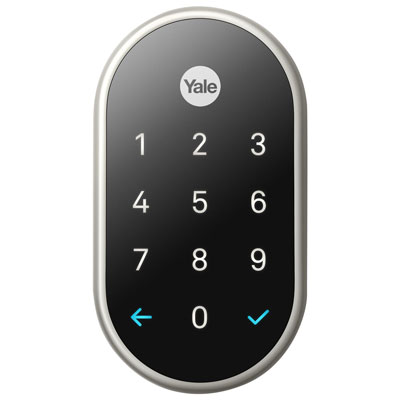 Google Nest x Yale Wi-Fi Smart Lock - Satin Nickel