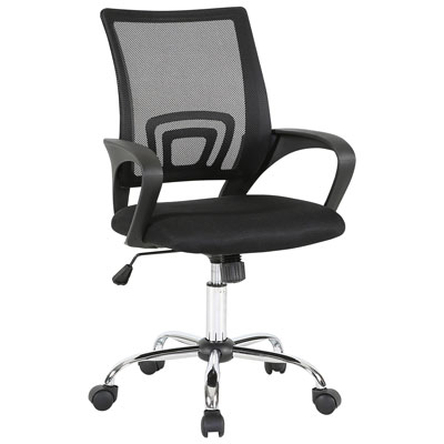 TygerClaw Ergonomic Mid-Back Mesh Task Chair - Black Wow, good price! Nice chair