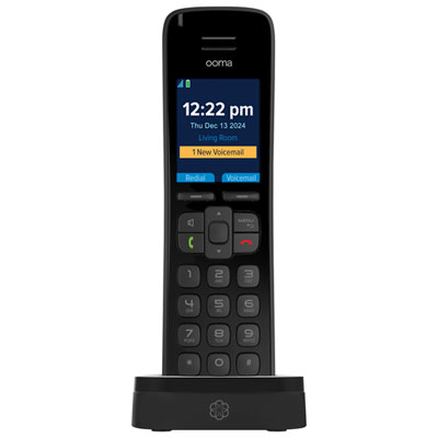 Image of Ooma HD3 1-Handset DECT 6.0 Cordless Phone - Black