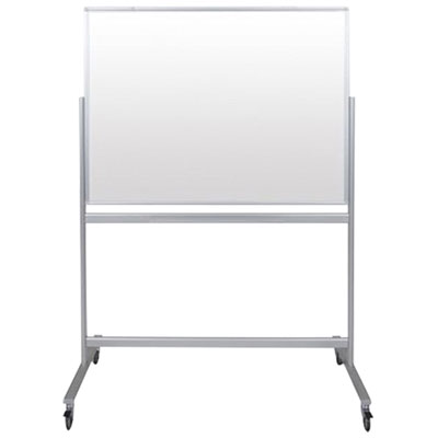 Luxor Double-Sided Mobile Magnetic Glass Marker Board (MMGB4836)