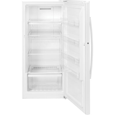 GE 14.1 Cu. Ft. Frost Free Upright Freezer (FUF14DLRWW) - Open Box - Perfect Condition