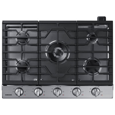 Samsung 30" 5-Burner Gas Cooktop (NA30K6550TS/AA) - Stainless Steel - Open Box - Perfect Condition