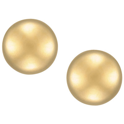 Image of Kids Classic Yellow Gold Ball Stud & Gold Ball Sleeper Earring Set