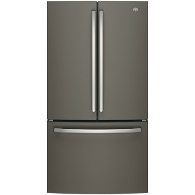 GE 36" 26.7 Cu. Ft. French Door Refrigerator with Water Dispenser (GNE27JMMES) - Slate Internal Water Dispenser