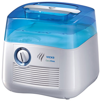 Image of Vicks Germ Free Cool Mist Humidifier - Blue/White