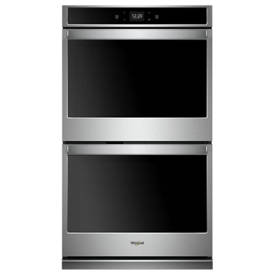 Whirlpool 30" Electric Double Wall Oven (WOD51EC0HS) - Black Stainless - Open Box-Perfect Condition