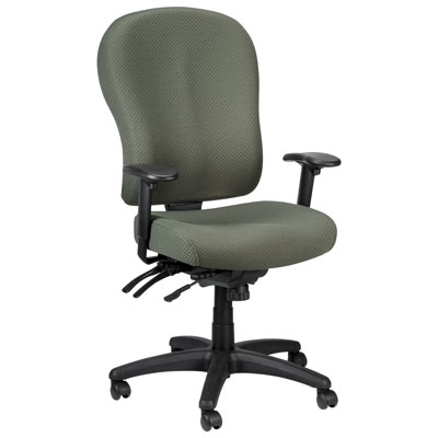 Image of Temp By Raynor Tempur-Pedic Ergonomic High-Back Fabric Task Chair - Olive