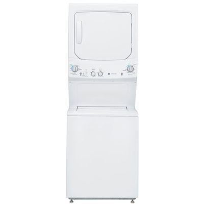 GE 5.9 Cu. Ft. Electric Washer & Dryer Laundry Centre (GUD27ESMMWW) - White -Open Box-Scratch & Dent