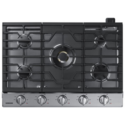 Samsung 30" 5-Burner Gas Cooktop (NA30N7755TS/AA) - Stainless Steel BestBuy best Samsung Gas Stove Top