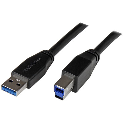 Câble Usb-A 3.0 À Usb-B Active De 10 M (30 Pi) De Startech (Usb3Sab10M)