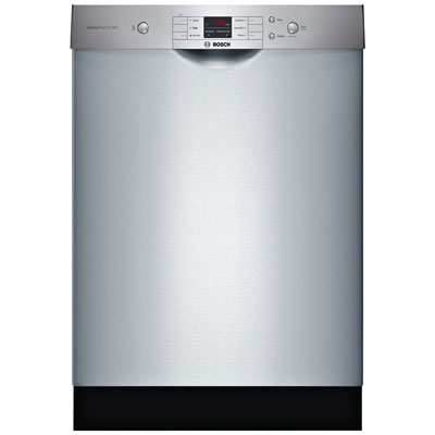 Image of Bosch 100 Series 24   50dB Built-In Dishwasher (SHEM3AY55N) - Stainless Steel