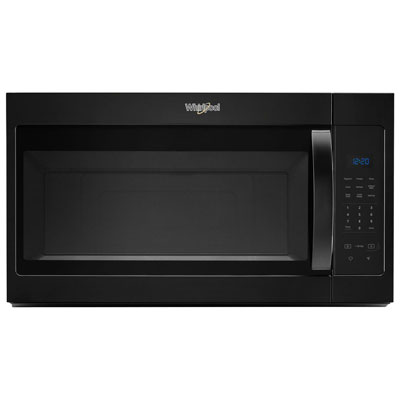 Image of Whirlpool Over-The-Range Microwave - 1.7 Cu. Ft. - Black - Open Box - Perfect Condition