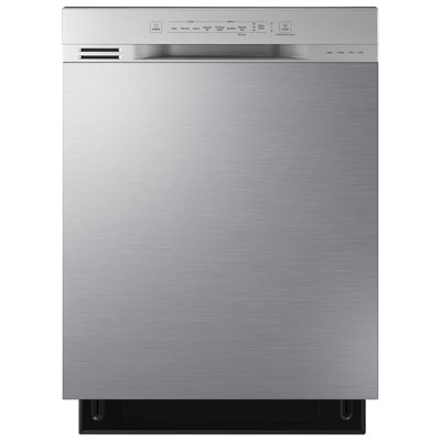 Image of Samsung 24   51dB Built-In Dishwasher with Third Rack (DW80N3030US/AA) - Stainless Steel