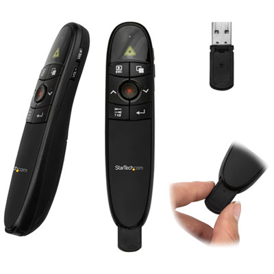 StarTech Wireless Presentation Remote with 90ft Red Laser Pointer