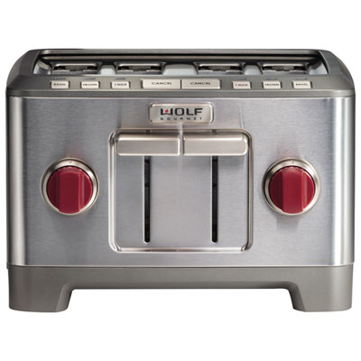 Image of Wolf Gourmet Toaster - 4-Slice - Stainless Steel