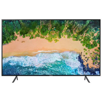 "Open Box - Samsung NU7100 65"" 4K UHD HDR LED Tizen Smart TV (UN65NU7100FXZC) - 2018 - Great for Streaming & Gaming"
