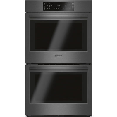 Bosch 30" 4.6 Cu. Ft./4.6 Cu. Ft. Self-Clean True Convection Electric Double Oven (HBL8642UC) -Black My kitchen is beautifully updated with Bosch refrigerator, double oven and dishwasher'
