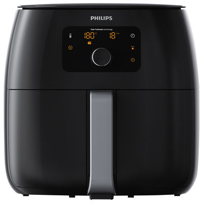 Image of Philips Twin TurboStar XXL Digital Air Fryer - 7.3L (7QT) - Black
