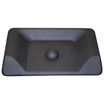 Uncaged Ergonomics Anti-Fatigue Active Standing Desk Mat - Black Great floor mat for shoe wearer