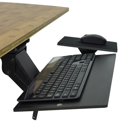 Image of Uncaged Ergonomics KT1 Adjustable Ergonomic Keyboard Tray - Black