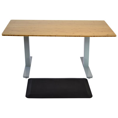 Uncaged Ergonomics Rise Up Electric Adjustable Height Standing Desk - Grey