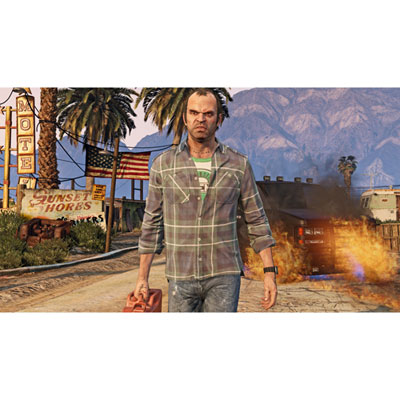 Jeu GTA V Grand Theft Auto Five PS4 - Version Française PAL, Neuf Sous Blister - Rockstar Games