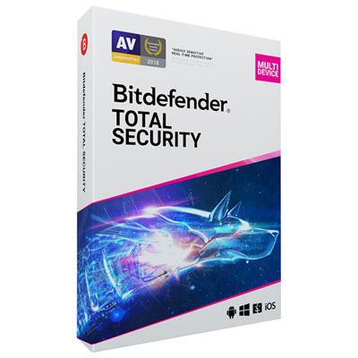 Image of Bitdefender Total Security (PC/Mac/iOS/Android) - 5 User - 1 Year