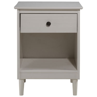 Winmoor Home Transitional 1-Drawer Nightstand - White This was the easiest furniture I’ve put together in a while