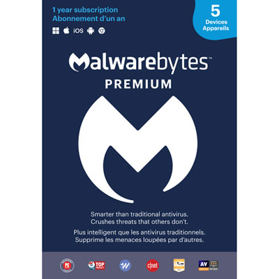 Image of Malwarebytes (PC/Mac) - 5 Devices - 1 Year