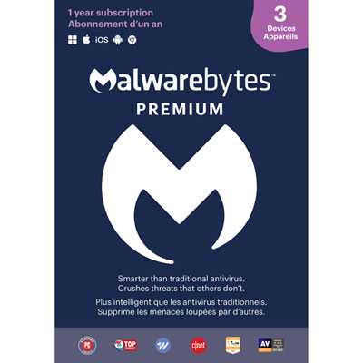 Image of Malwarebytes (PC/Mac) - 3 Devices - 1 Year