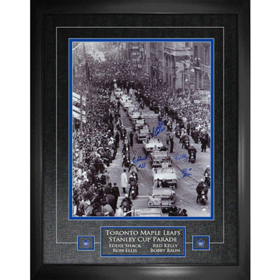 Image of Frameworth Toronto Maple Leafs: Stanley Cup Parade Signed and Framed Photograph (16x20)
