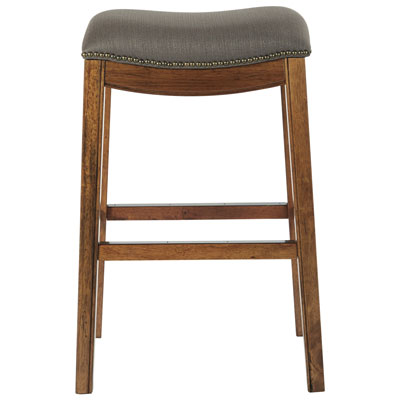 Image of Austin Transitional Bar Height Barstool - Brown