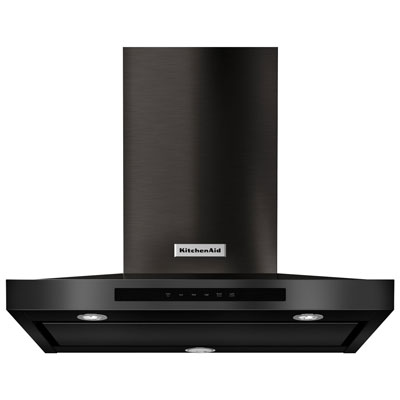 KitchenAid 30" Wall Mount Range Hood (KVWB600HBS) - Black Stainless Iam fan of Kitchenaid