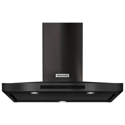 KitchenAid 36" Wall Mount Range Hood (KVWB606HBS) - Black Stainless Got this as part of a total kitchen remodel with other KitchenAid appliances