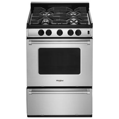 Whirlpool 24" 3.0 Cu. Ft. Self-Clean Freestanding Gas Range (WFG500M4HS) - Stainless Steel Great so far