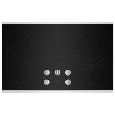 Image of Maytag 36   5-Element Electric Cooktop (MEC8836HS) - Stainless Steel