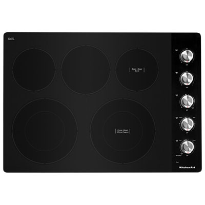 Image of KitchenAid 30   5-Element Electric Cooktop (KCES550HSS) - Stainless Steel