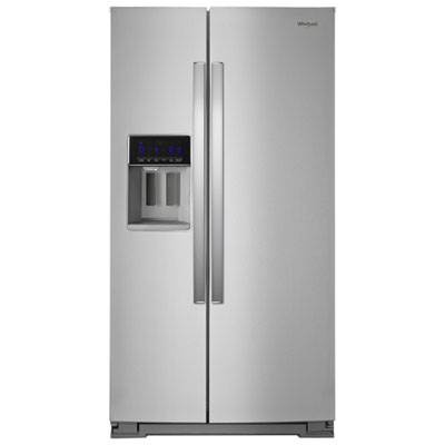 Whirlpool 36" 20.6 Cu. Ft. Counter-Depth Side-By-Side Refrigerator (WRS571CIHZ) - Stainless Steel I was concerned about the cu