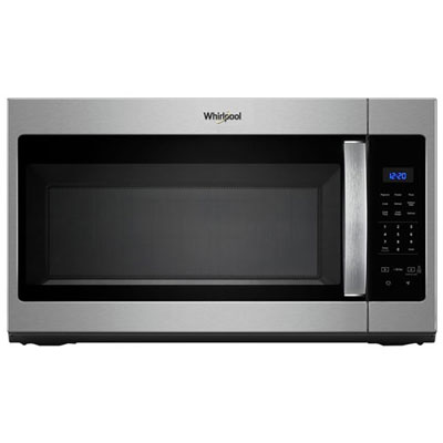 Whirlpool Over-The-Range Microwave - 1.7 Cu. Ft. - Black/Stainless - Open Box - Perfect Condition