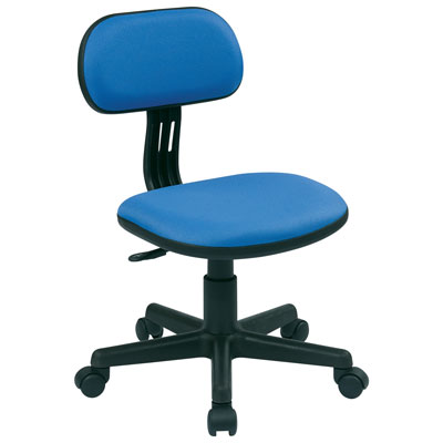 OSP Designs 499 Low-Back Polyester Student Task Chair - Blue Great chair for posture support and utility