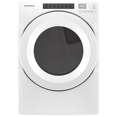 Image of Amana 7.4 Cu. Ft. Electric Dryer (YNED5800HW) - White
