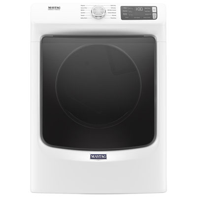 Maytag 7.4 Cu. Ft. Electric Steam Dryer (YMED6630HW) - White Maytag washer and dryer