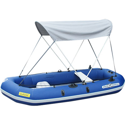 Image of Aqua Marina Classic 9.8 ft. Inflatable Fishing Boat - Blue