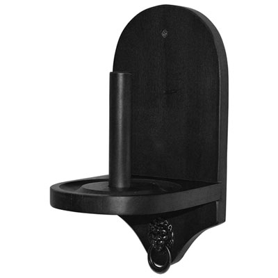 Image of Hathaway Wall-Mounted Cone Chalk Holder - Black
