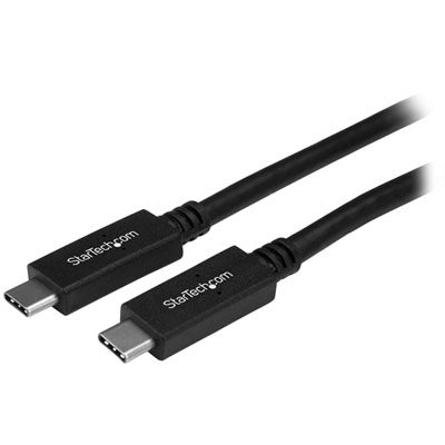 Câble Usb-C De 2 M (6 Pi) De Startech Avec Power Delivery (Usb315Cc2M)