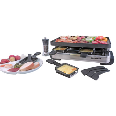 Image of Swissmar Stelvio Raclette with Reversible Non Stick Grill Plate