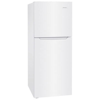 Frigidaire 24" 11.6 Cu. Ft. Top Freezer Refrigerator (FFET1222UW) - White Nice refrigerator for our garage